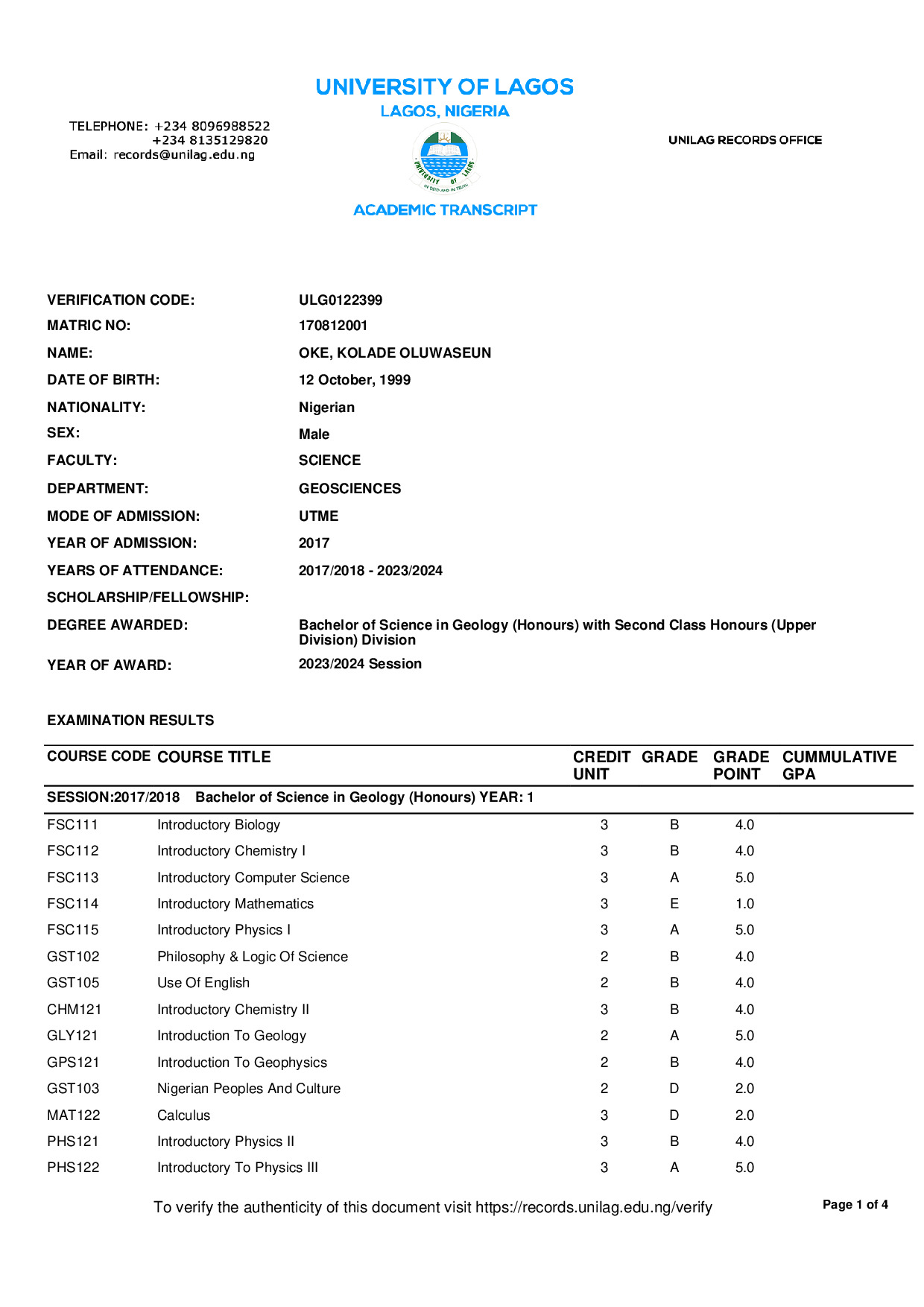 Document Page 1