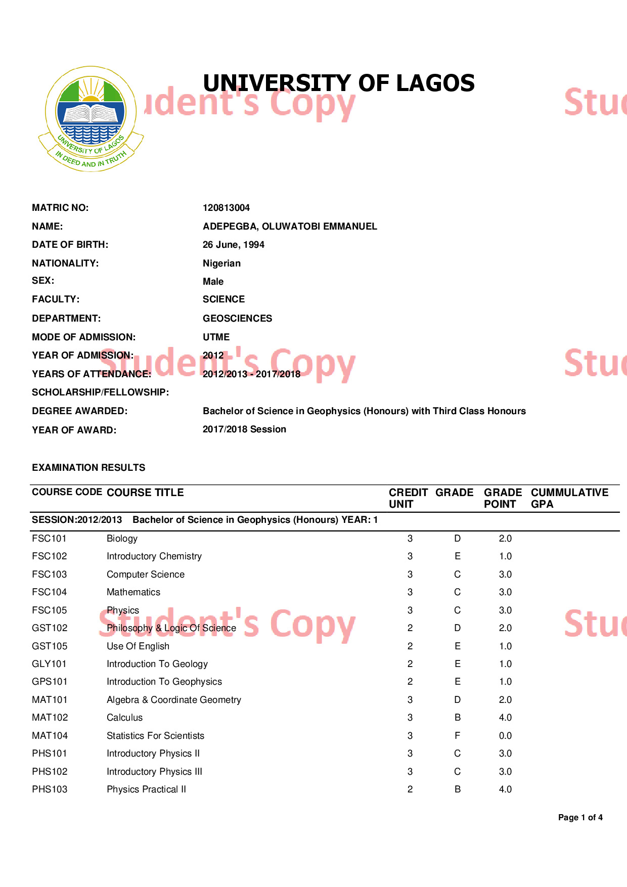 Document Page 1