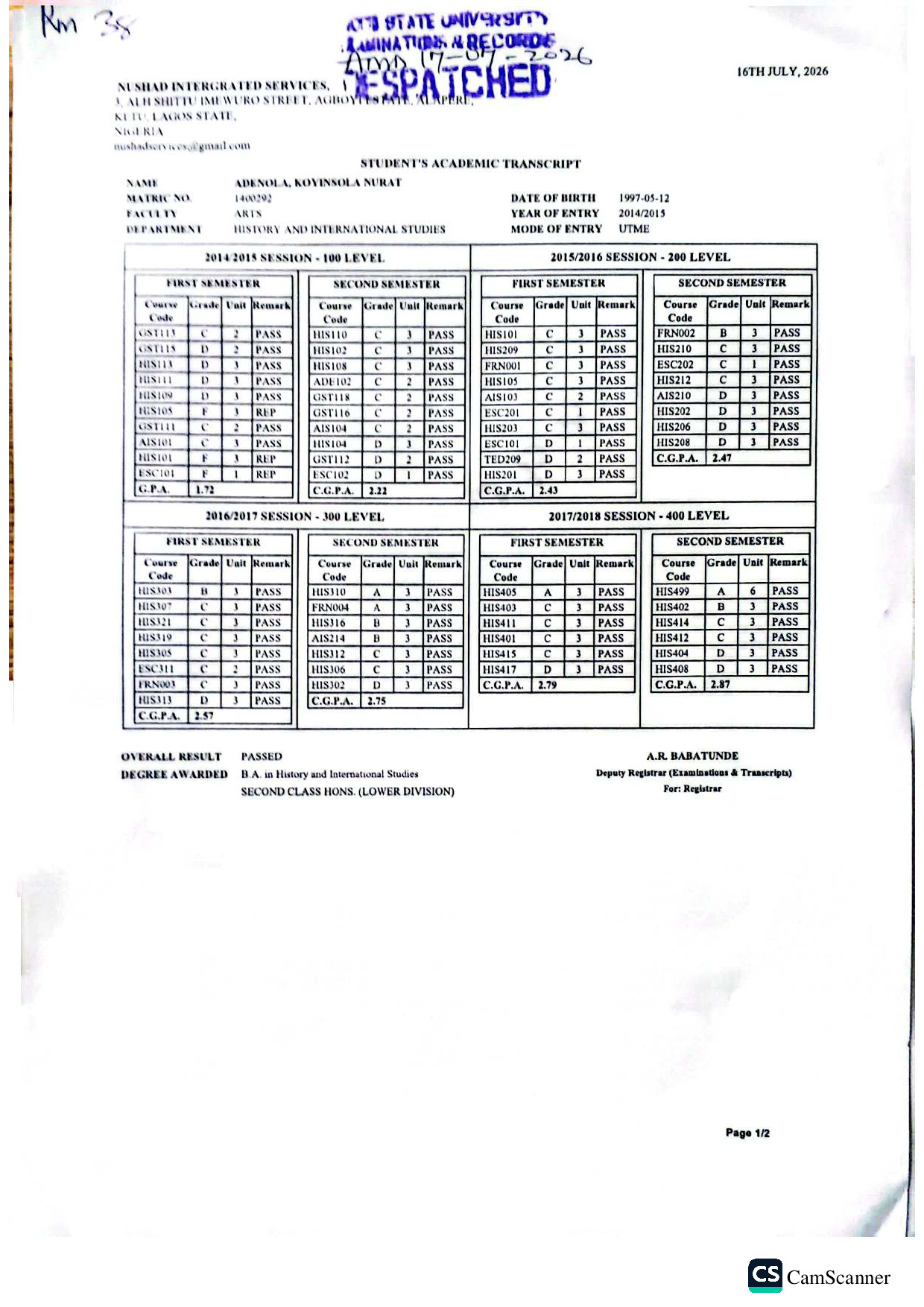 Document Page 1
