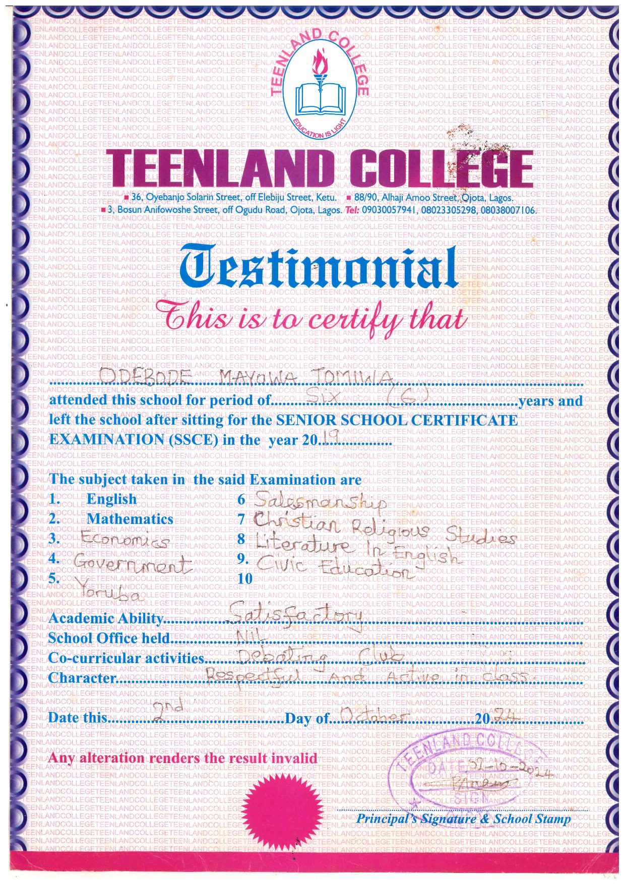 Document Page 1