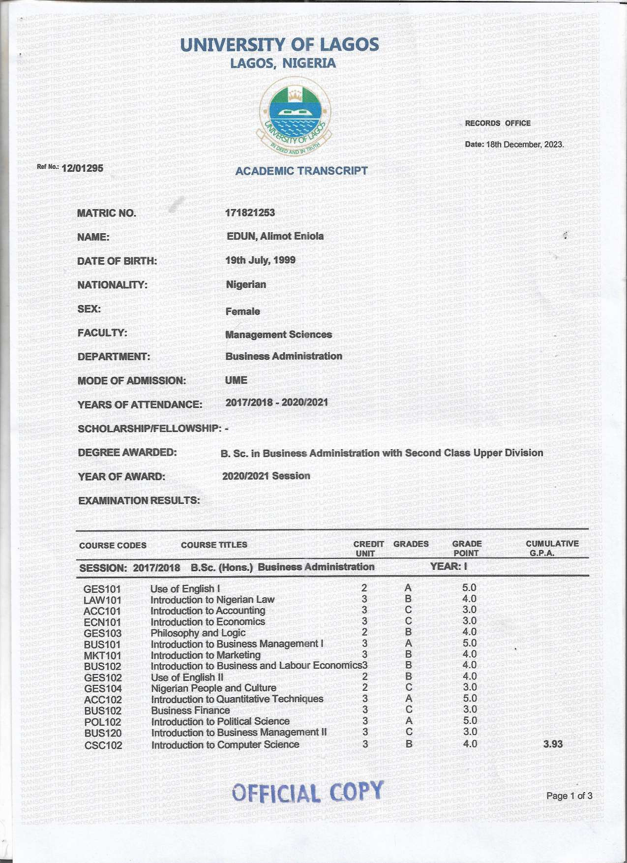Document Page 1