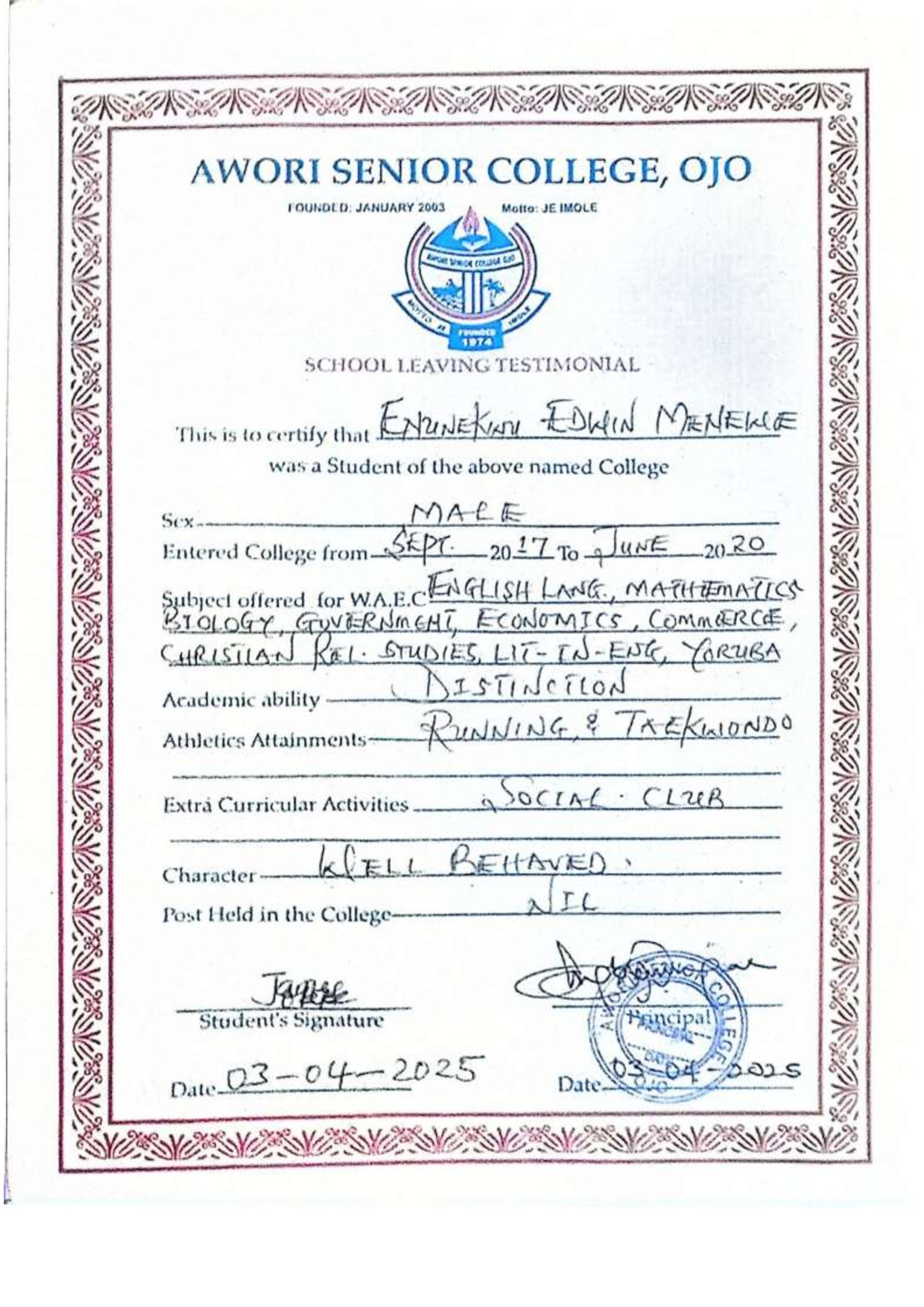 Document Page 1