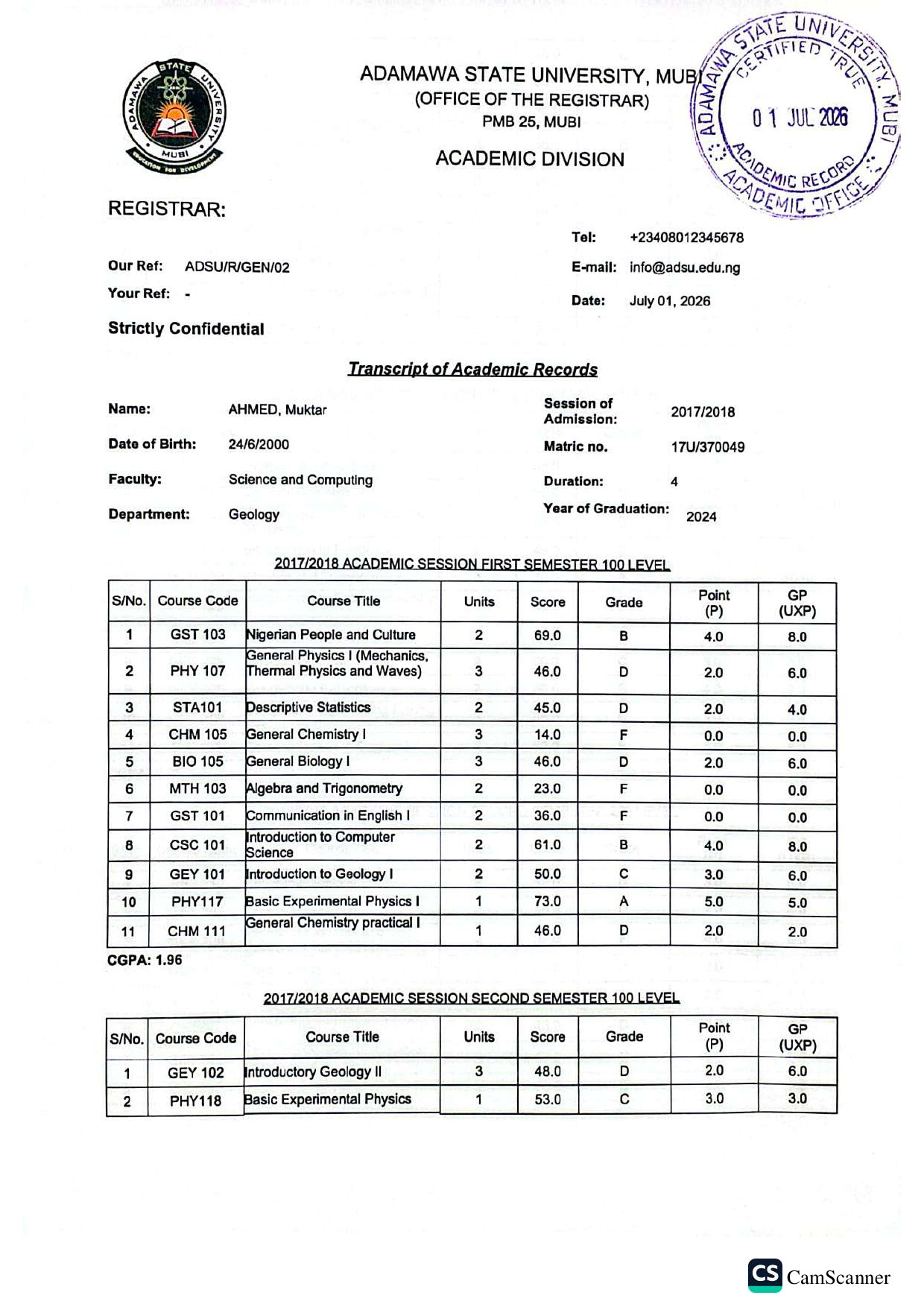 Document Page 1
